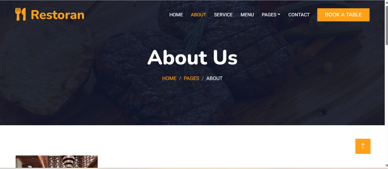 Restaurant Website